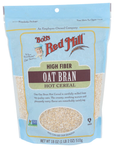 BOBS RED MILL OAT BRAN - 18 OZ