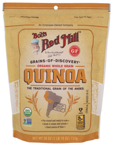 BOBS RED MILL QUINOA WHITE ORGANIC - 26 OZ