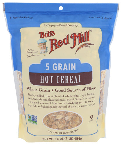Bobs Red Mill 
Cereal 5 Grain Rolled Hot, 16 OZ.