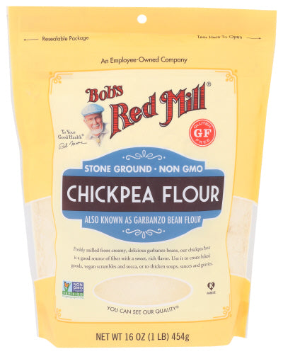 Bobs Red Mill
Flour Chickpea, 16 OZ.