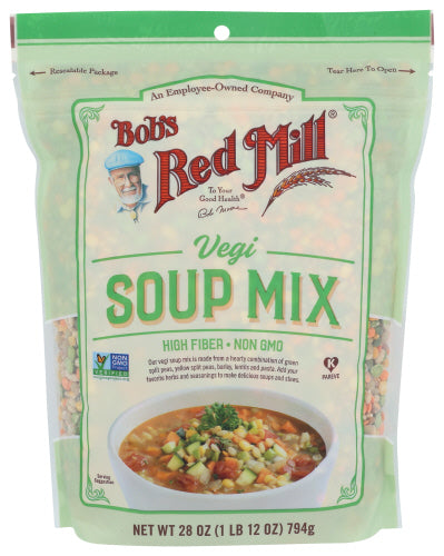 BOBS RED MILL SOUP MIX VEGGIE - 28 OZ