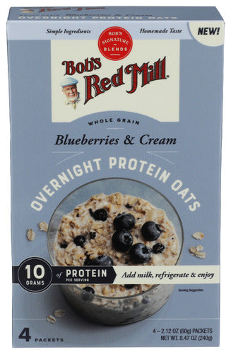 Bobs Red Mill 
Oats On Prtn Bbrry & Crm, 8.48 OZ.