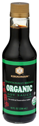 KIKKOMAN SAUCE SOY ORG - 10 OZ