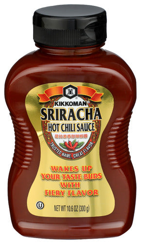 KIKKOMAN SAUCE CHILI HT SRIRACHA - 10.6 OZ