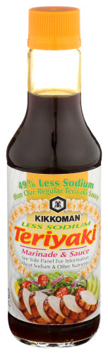 KIKKOMAN SAUCE TERIYAKI LESS SDM - 10 OZ
