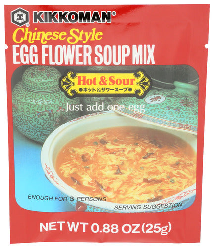 KIKKOMAN SOUP EGG FLOWER HOT&SOUR - 0.88 OZ