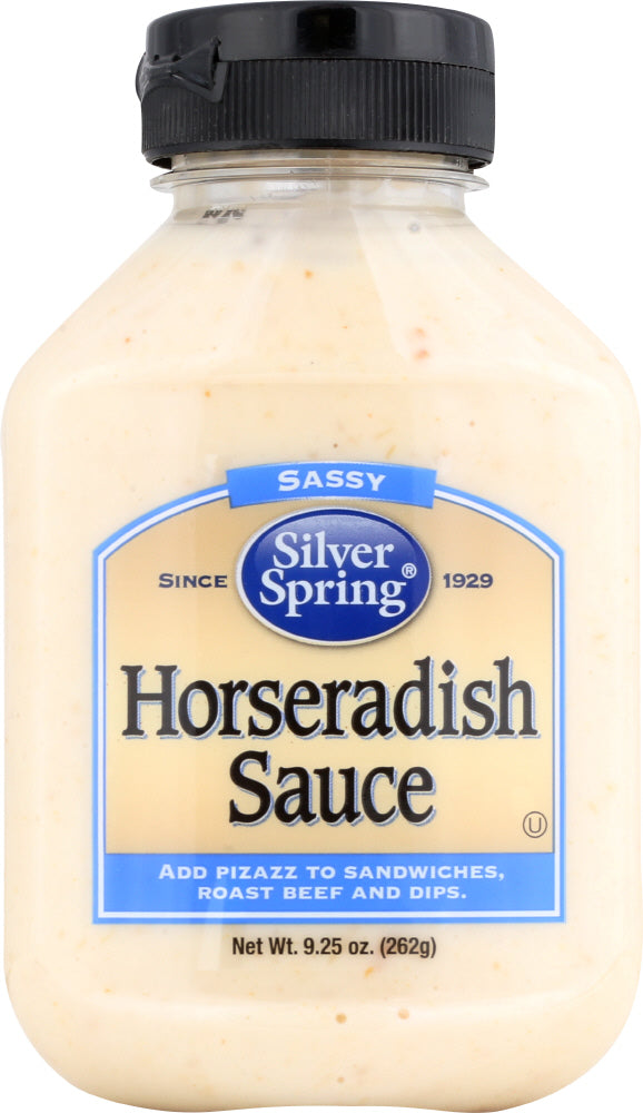 SILVER SPRINGS SAUCE HORSERADISH SASSY - 9.25 OZ
