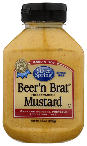 SILVER SPRINGS MUSTARD BEER & BRAT - 9.5 OZ