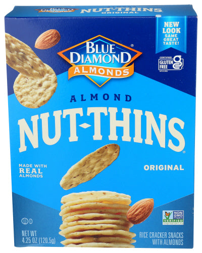 BLUE DIAMOND CRACKER NUT THIN ALMOND - 4.25 OZ