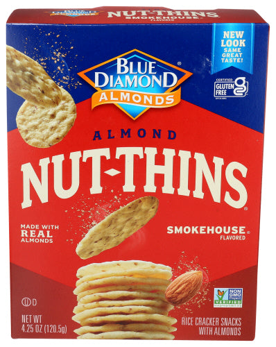 Blue Diamond 
Cracker Nut Thin Smokehse, 4.25 OZ.