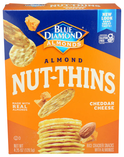 Blue Diamond 
Cracker Nut Thin Chdr Chs, 4.25 OZ.