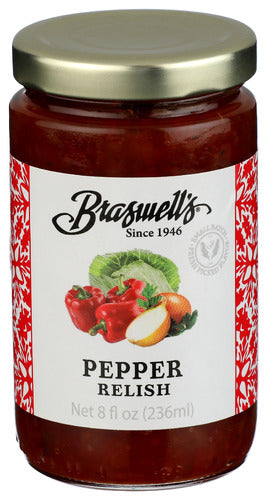 BRASWELL RELISH PEPPER - 8 OZ