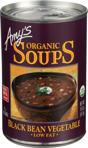 Amys 
Soup Blckbn Veg Org, 14.5 OZ.