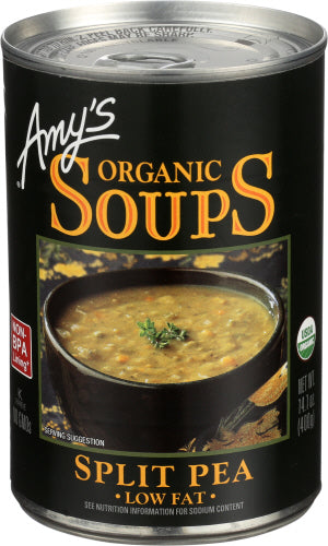 Amys 
Soup Split Pea Org, 14.1 OZ.