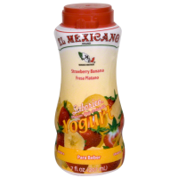 EL MEXICANO YOGURT BEV STRAWBAN - 7 OZ