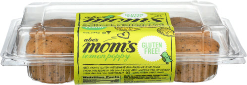 ABES MUFFIN LMN POPPY 6PK - 5 OZ