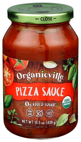 ORGANICVILLE SAUCE PIZZA - 15.5 OZ