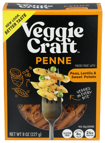 VEGGIECRAFT PASTA PNNE SWT POTATO - 8 OZ