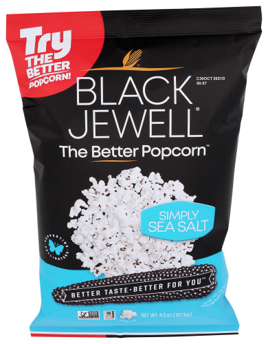 Black Jewell 
Popcorn Sea Salt Rte, 4.5 OZ.