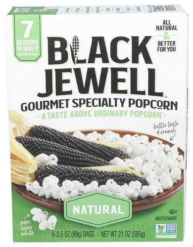 Black Jewell 
Popcorn Micro Natural 6Ct, 21 OZ.