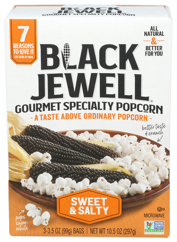 BLACK JEWELL POPCORN MICRO SWT SALTY - 10.5 OZ