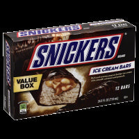 SNICKERS ICE CREAM BARS SNCKR12CT - 24 OZ
