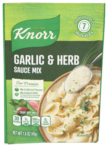KNORR MIX SCE PASTA GARLIC HERB - 1.6 OZ