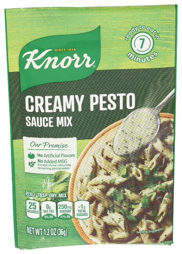 KNORR MIX SCE PASTA CRMY PESTO - 1.2 OZ