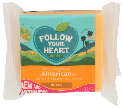 FOLLOW YOUR HEART CHEESE ALT AMERCN SLICES - 7 OZ