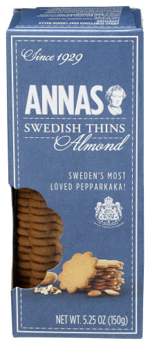 Annas 
Cookie Thin Almond, 5.25 OZ.