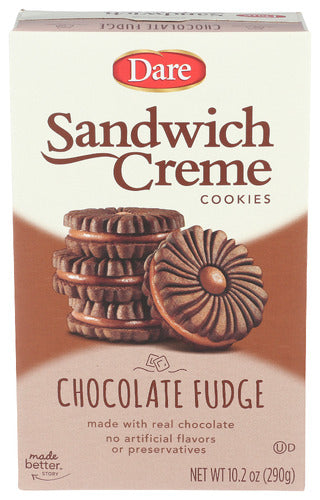 Dare 
Cookie Fudge Creme, 10.2 OZ.