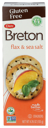 Dare 
Breton Crkr Orig Flax, 4.76 OZ