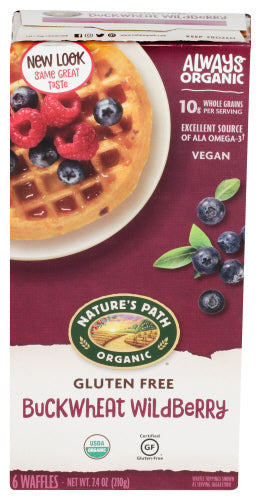 NATURES PATH WAFFLE BUCKWHEAT ORG - 7.4 OZ