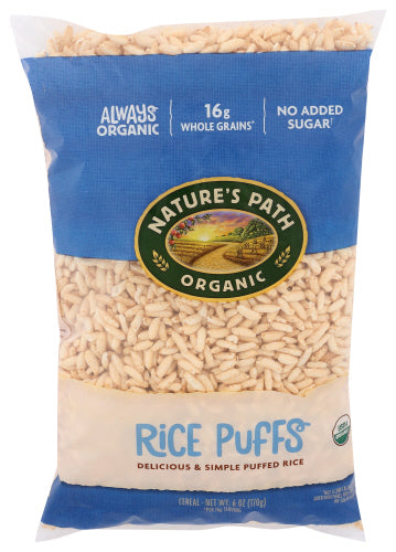 NATURES PATH CEREAL PUFF RICE ORG - 6 OZ
