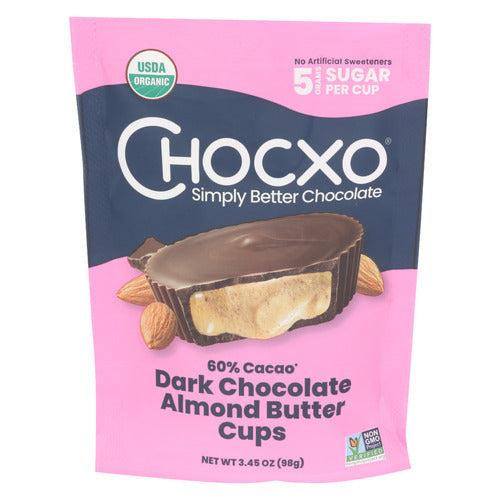 CHOCXO CHOC CUP DK ALMOND BTTR - 3.45 OZ