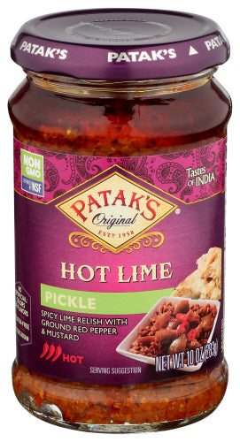 PATAKS RELISH HOT LIME - 10 OZ