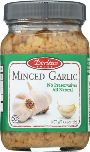 Derlea
Garlic Minced, 4.4 OZ.