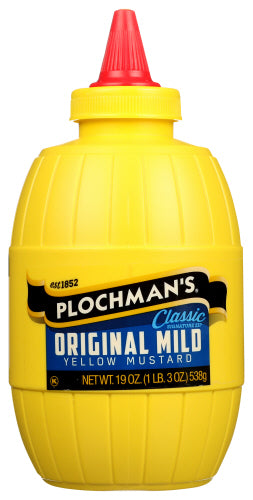 PLOCHMANS MUSTARD YELLOW MILD - 19 OZ