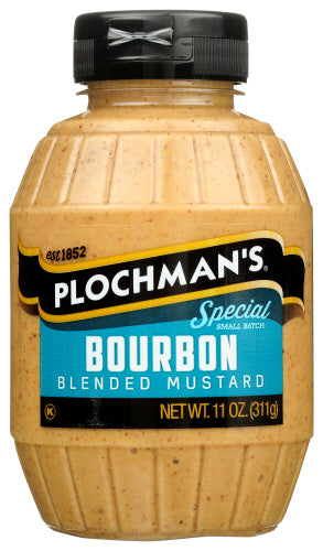 PLOCHMANS MUSTARD BOURBON - 11 OZ