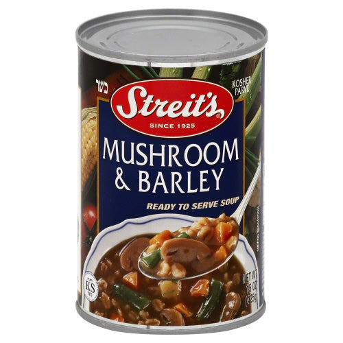 STREITS SOUP RTS MUSHRM & BARLEY - 15 OZ