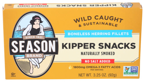 SEASONS KIPPER SNACKS NSA - 3.25 OZ