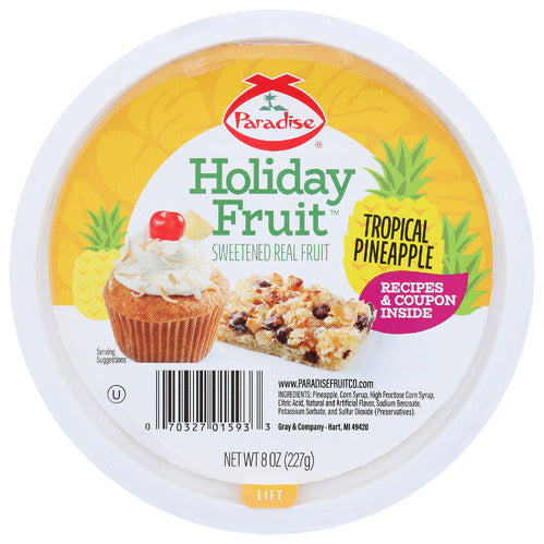 PARADISE FRUIT PINEAPPLE - 8 OZ