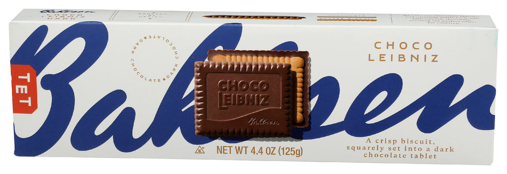 Bahlsen 
Biscuit Leibniz Drk Choc, 4.4 OZ.