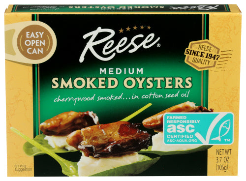 REESE OYSTER SMKD MED - 3.7 OZ