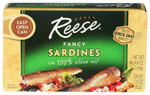 REESE SARDINE OLIVE OIL - 4.375 OZ