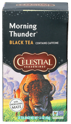 Celestial Seasonings
Tea Blck Morning Thunder, 20 BG.