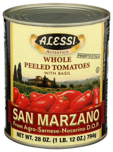 Alessi 
Tomato Peeled San Marzano, 28 OZ.