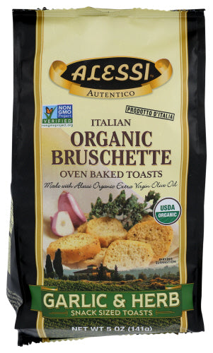 Alessi 
Bruschetta Garlic Herb, 5 OZ.