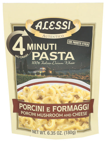 Alessi
Pasta Porcini E Formaggi, 6.35 OZ.