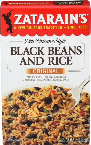 ZATARAINS MIX RICE BLK BEANS & RICE - 7 OZ